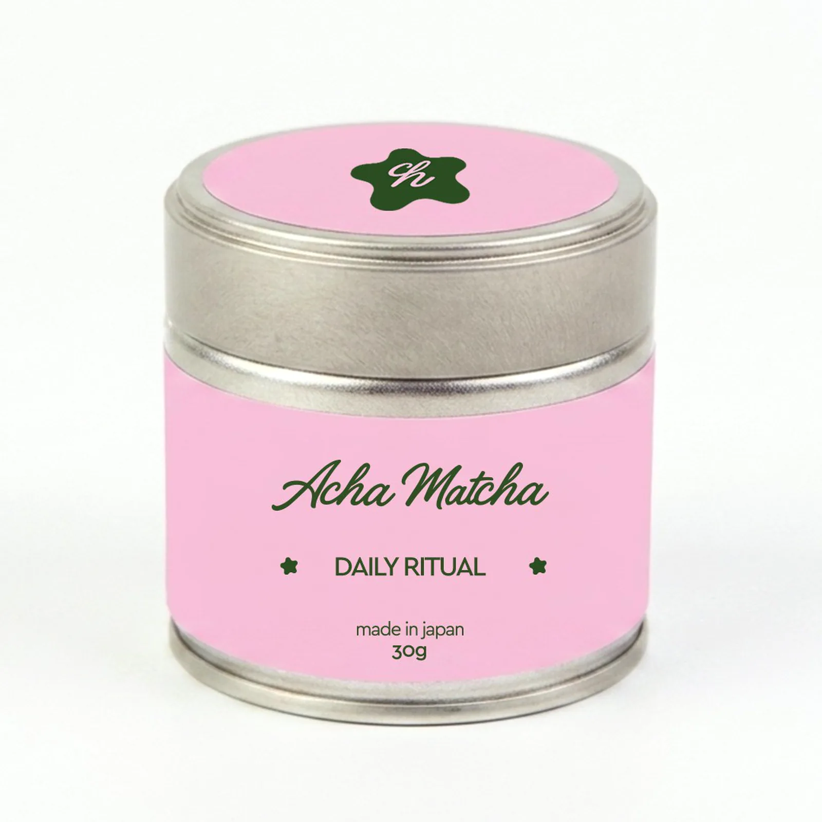 The 30g Acha Matcha Daily Ritual tin